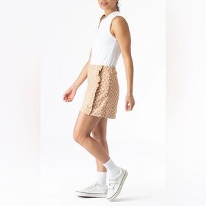 Smith & Quinn The Blaire Caramel Bloom Golf Skort NWT Size XL
